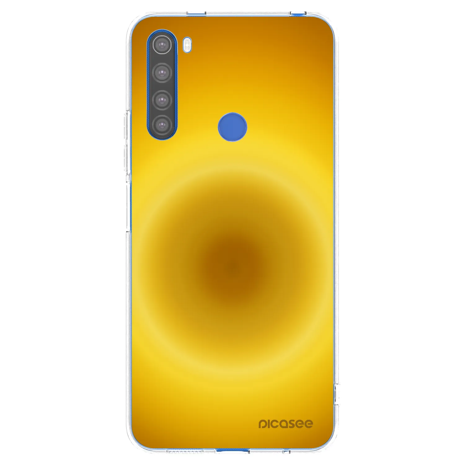 Picasee silikonska prozirna maskica za Xiaomi Redmi Note 8T - Solar Pulse