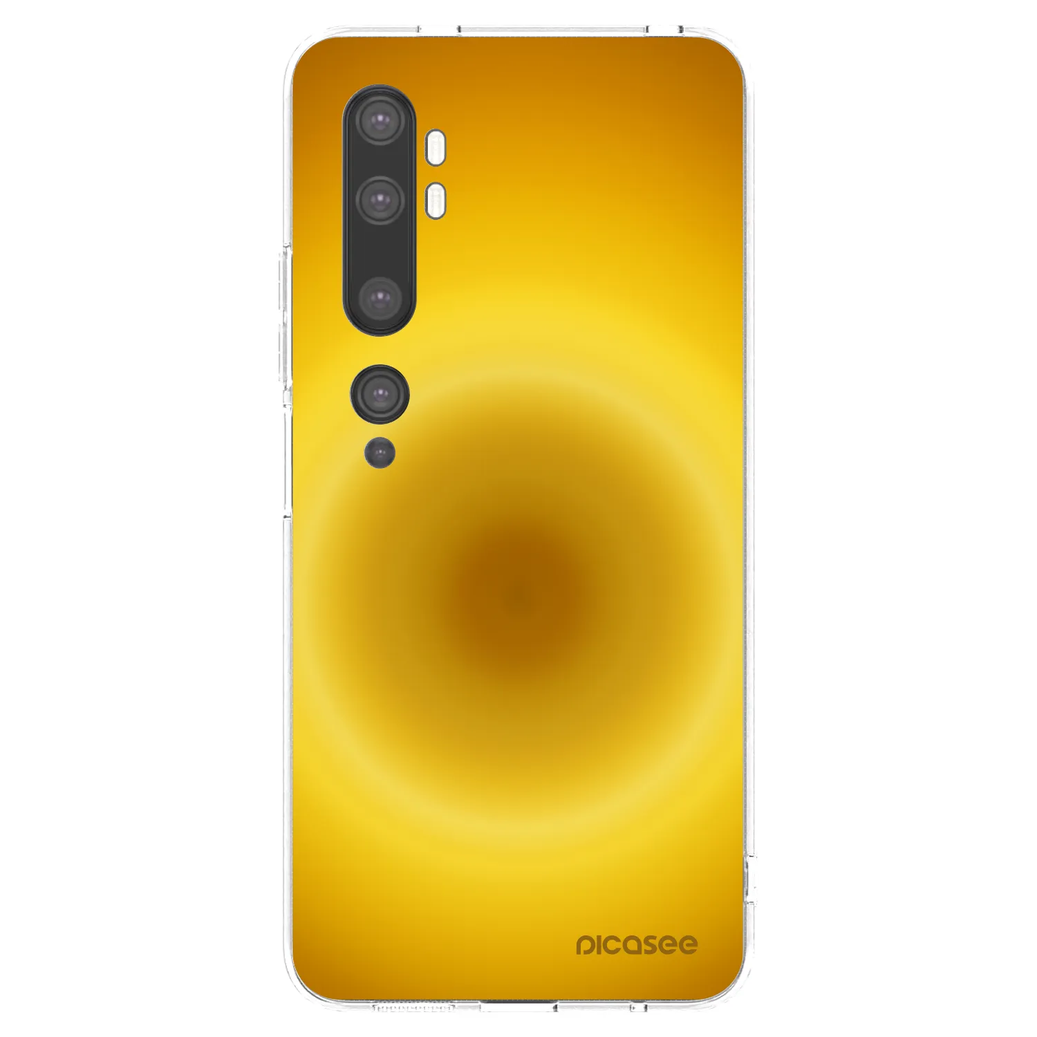 Picasee silikonska prozirna maskica za Xiaomi Mi Note 10 (Pro) - Solar Pulse