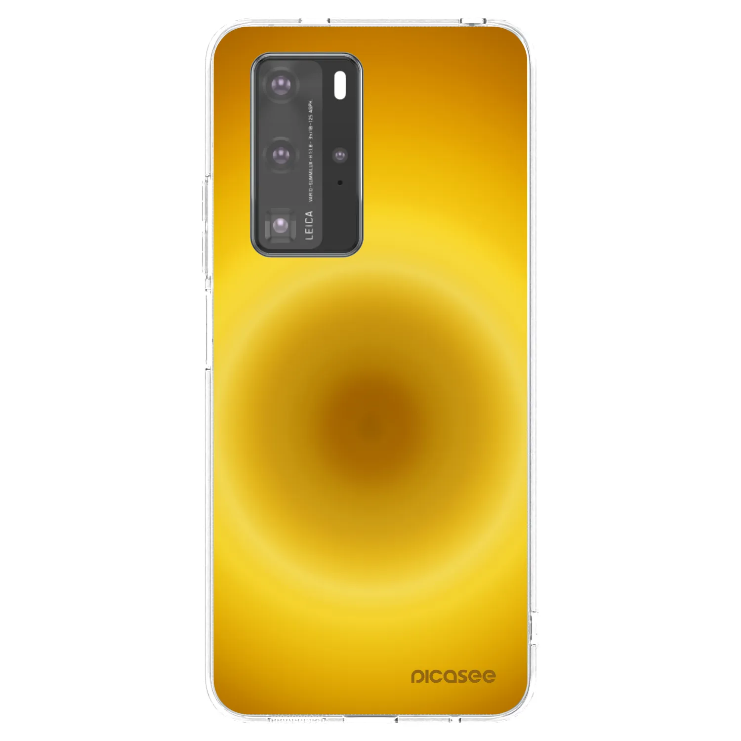 Picasee silikonska prozirna maskica za Huawei P40 Pro - Solar Pulse
