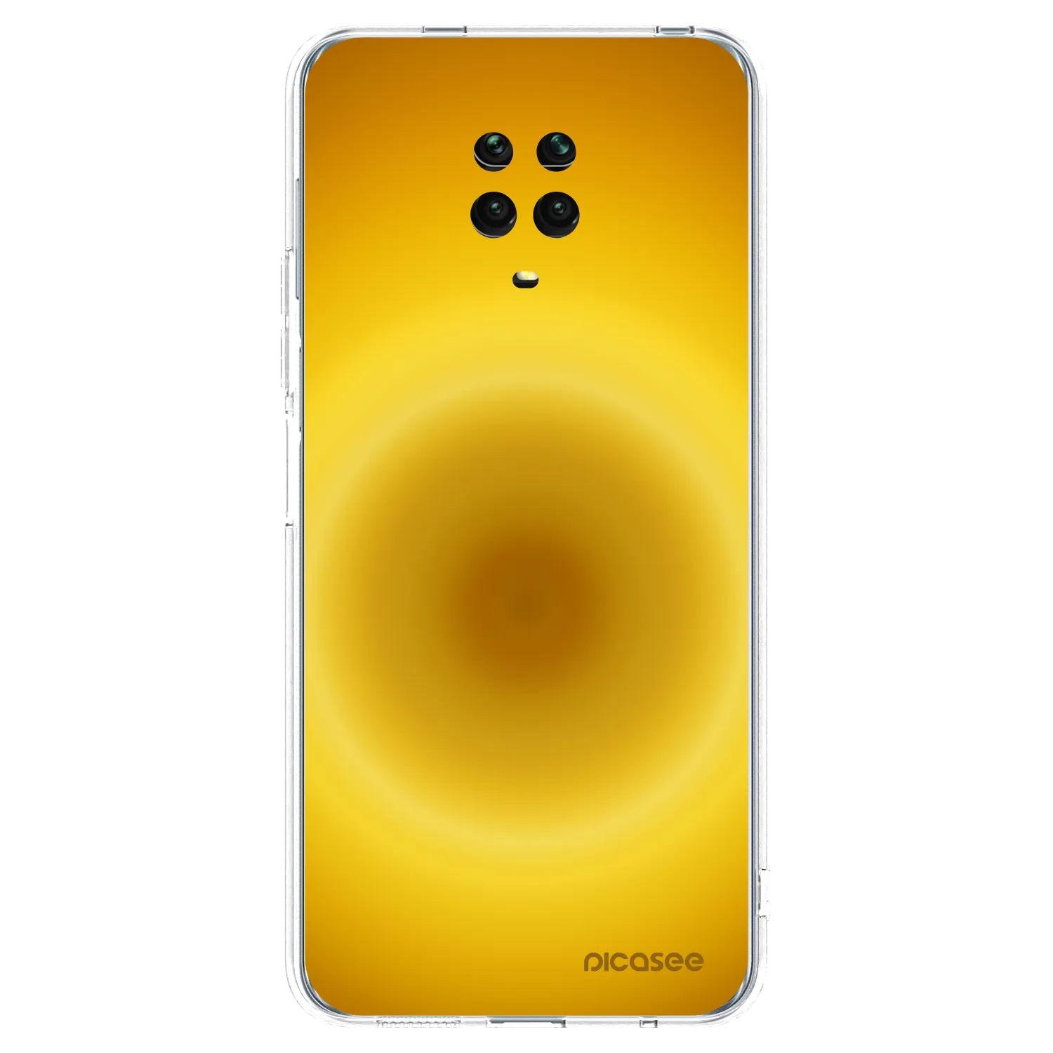 Picasee silikonska prozirna maskica za Xiaomi Redmi Note 9 Pro - Solar Pulse