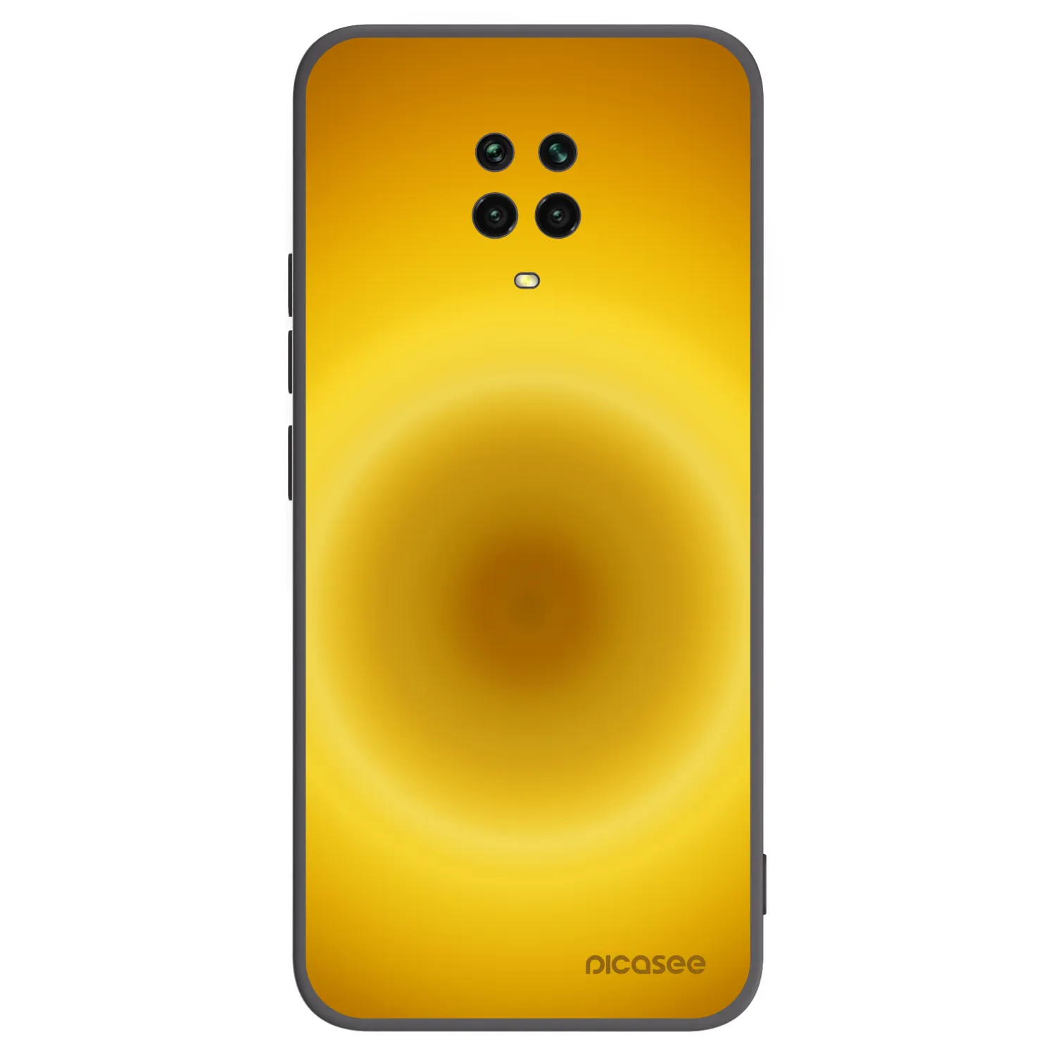 Picasee crna silikonska maskica za Xiaomi Redmi Note 9 Pro - Solar Pulse