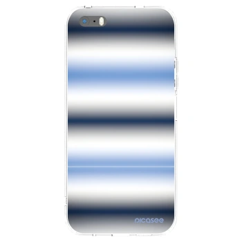 Picasee silikonska prozirna maskica za Apple iPhone 5/5S/SE - Static Lines