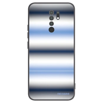 Picasee crna silikonska maskica za Xiaomi Redmi 9 - Static Lines