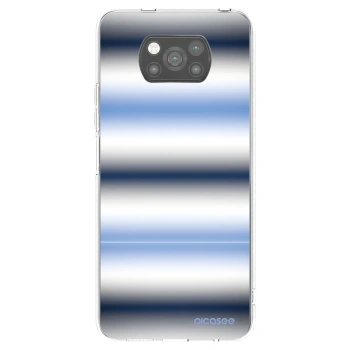 Picasee crna silikonska maskica za Xiaomi Poco X3 - Static Lines