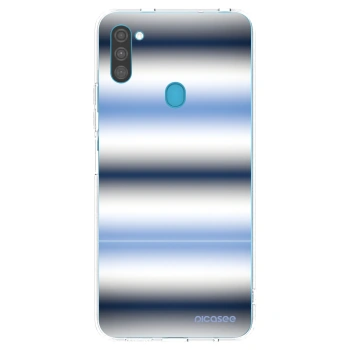 Picasee silikonska prozirna maskica za Samsung Galaxy M11 - Static Lines