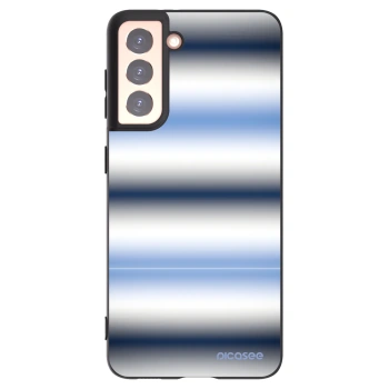 Picasee crna silikonska maskica za Samsung Galaxy S21 5G G991B - Static Lines