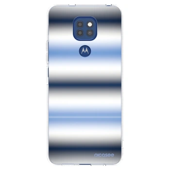 Picasee silikonska prozirna maskica za Motorola Moto G9 Play - Static Lines