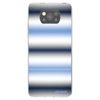 Picasee crna silikonska maskica za Xiaomi Poco X3 Pro - Static Lines