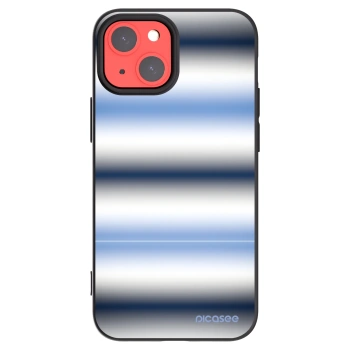 Picasee crna silikonska maskica za Apple iPhone 13 mini - Static Lines