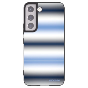 Picasee crna silikonska maskica za Samsung Galaxy S22 5G - Static Lines