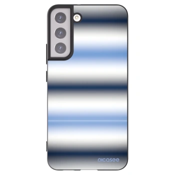 Picasee crna silikonska maskica za Samsung Galaxy S22+ 5G - Static Lines