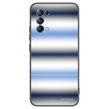 Picasee crna silikonska maskica za OPPO Reno 5 5G - Static Lines