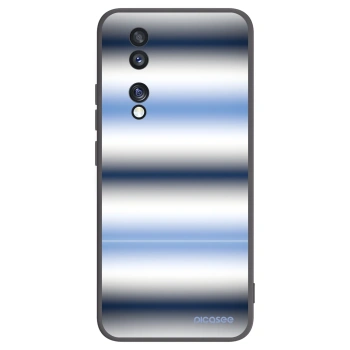 Picasee crna silikonska maskica za Honor 70 - Static Lines