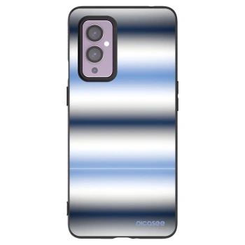 Picasee crna silikonska maskica za OnePlus 9 - Static Lines