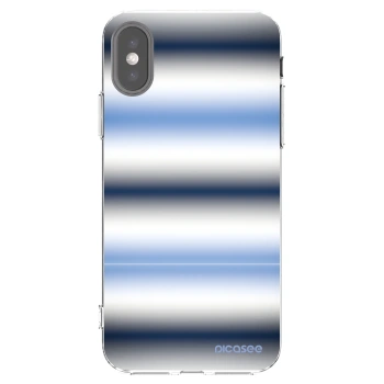 Picasee silikonska prozirna maskica za Apple iPhone X/XS - Static Lines