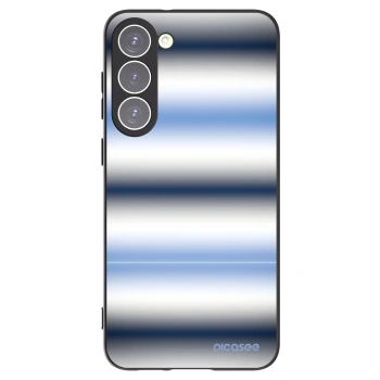 Picasee crna silikonska maskica za Samsung Galaxy S23+ 5G - Static Lines