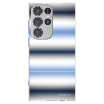 Picasee silikonska prozirna maskica za Samsung Galaxy S23 Ultra 5G - Static Lines