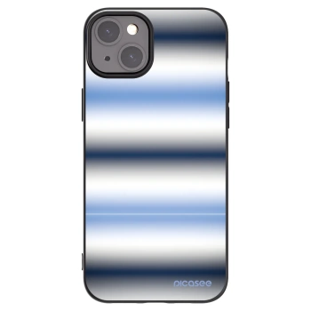Picasee crna silikonska maskica za Apple iPhone 15 Plus - Static Lines