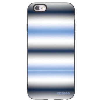 Picasee crna silikonska maskica za Apple iPhone 6/6S - Static Lines