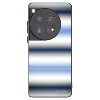 Picasee crna silikonska maskica za OnePlus 12 5G - Static Lines