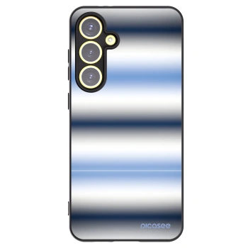 Picasee crna silikonska maskica za Samsung Galaxy S24 FE S721B - Static Lines