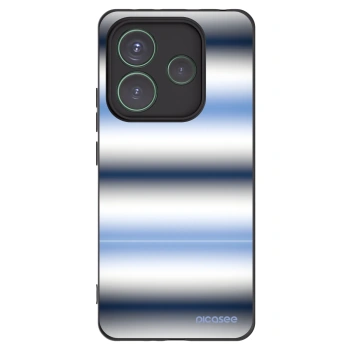 Picasee crna silikonska maskica za Xiaomi Redmi Note 14 5G - Static Lines
