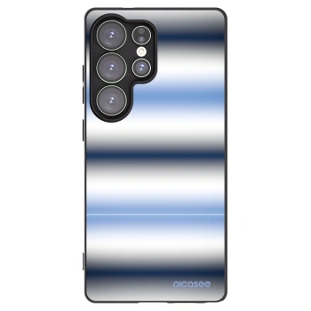 Picasee crna silikonska maskica za Samsung Galaxy S25 Ultra 5G - Static Lines