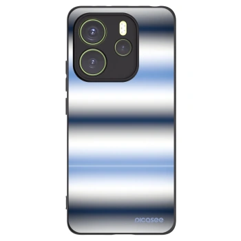 Picasee crna silikonska maskica za Xiaomi Redmi Note 14 4G - Static Lines