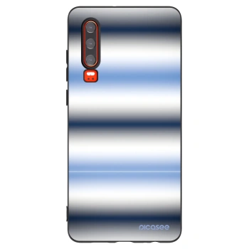Picasee crna silikonska maskica za Huawei P30 - Static Lines