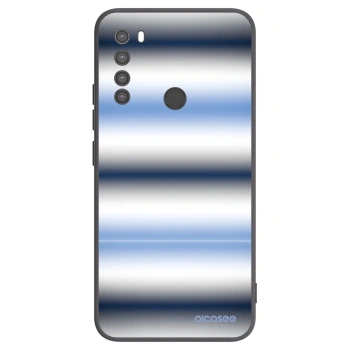 Picasee crna silikonska maskica za Xiaomi Redmi Note 8 - Static Lines