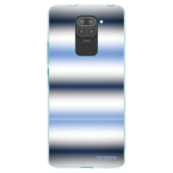Picasee crna silikonska maskica za Xiaomi Redmi Note 9 - Static Lines