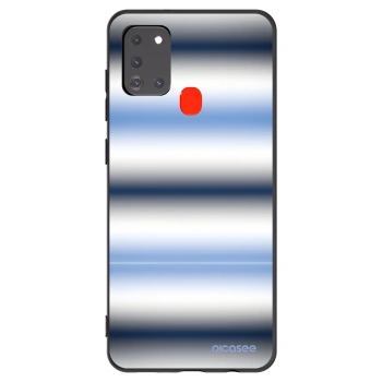 Picasee crna silikonska maskica za Samsung Galaxy A21s - Static Lines