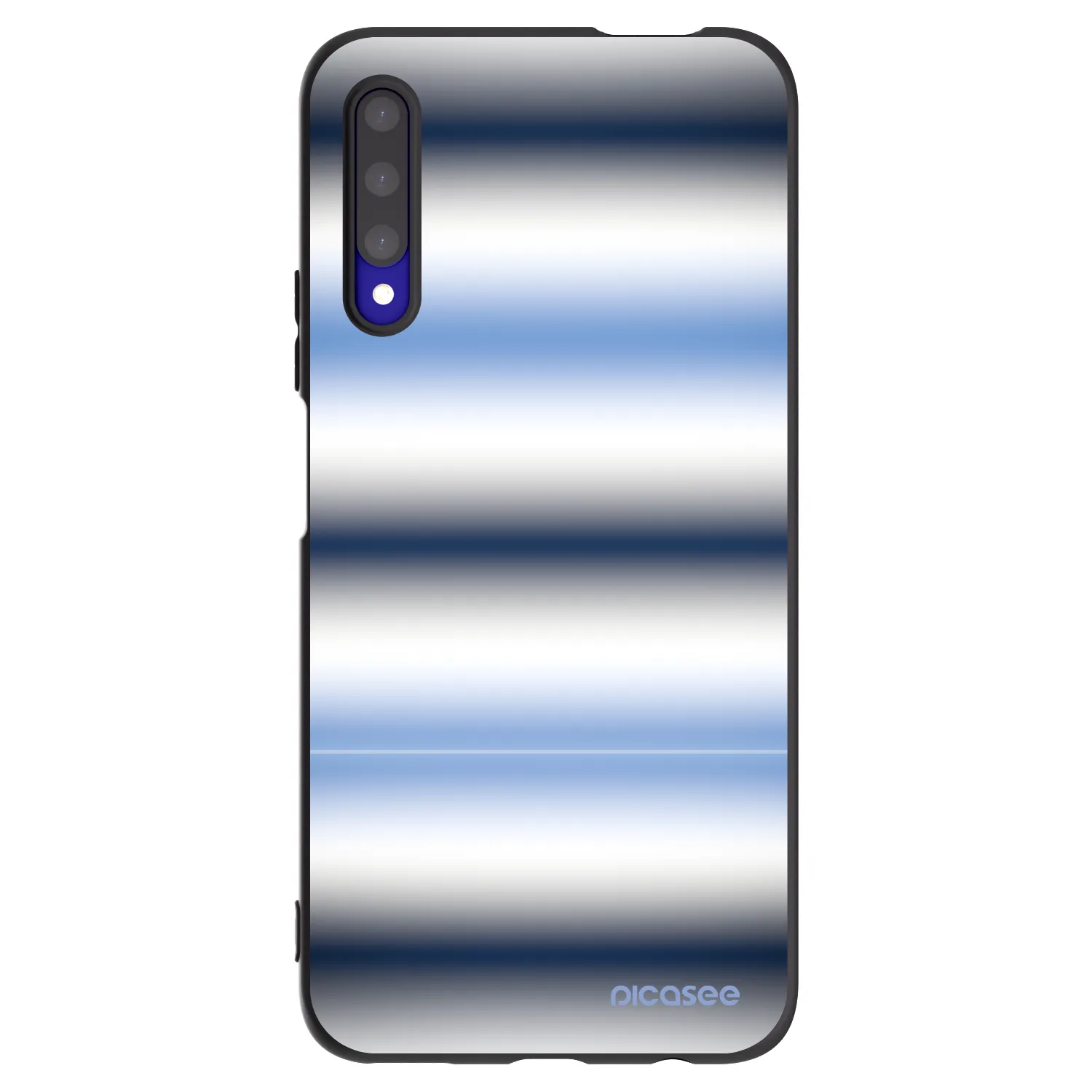 Picasee crna silikonska maskica za Honor 9X Pro - Static Lines