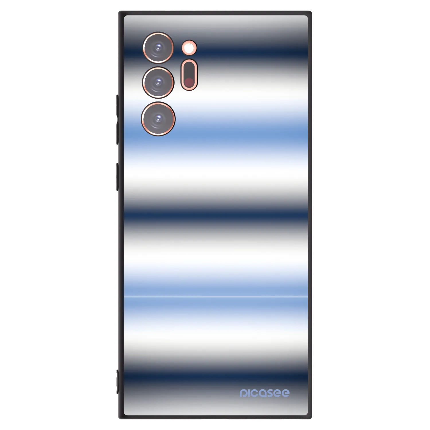 Picasee crna silikonska maskica za Samsung Galaxy Note 20 Ultra - Static Lines