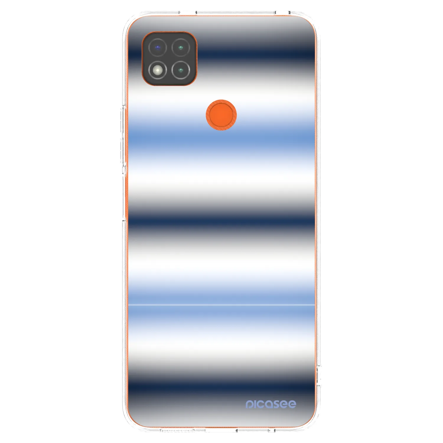 Picasee silikonska prozirna maskica za Xiaomi Redmi 9C - Static Lines