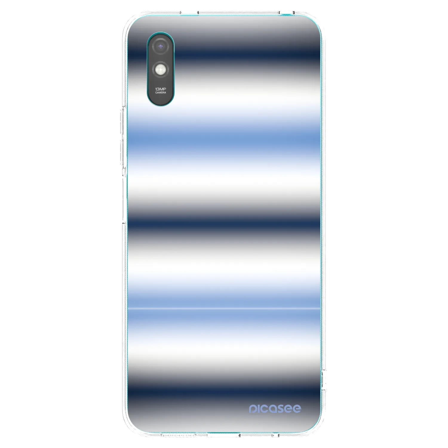 Picasee silikonska prozirna maskica za Xiaomi Redmi 9A - Static Lines