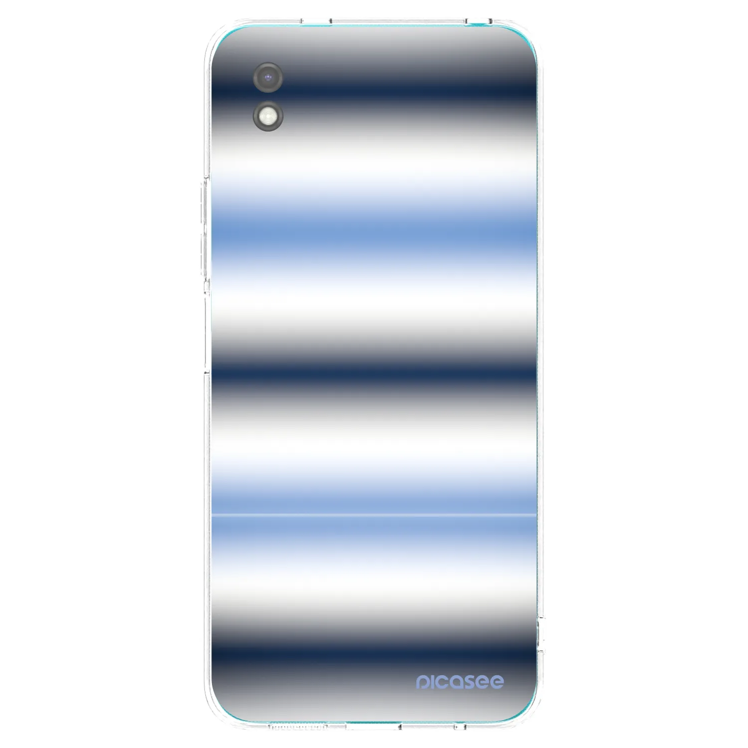 Picasee crna silikonska maskica za Xiaomi Redmi 9A - Static Lines