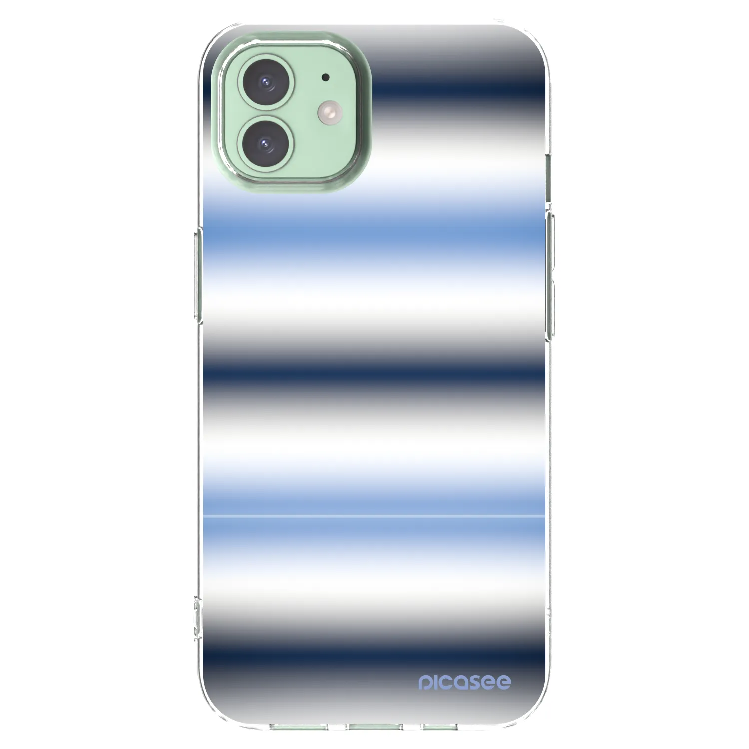 Picasee silikonska prozirna maskica za Apple iPhone 12 Pro - Static Lines