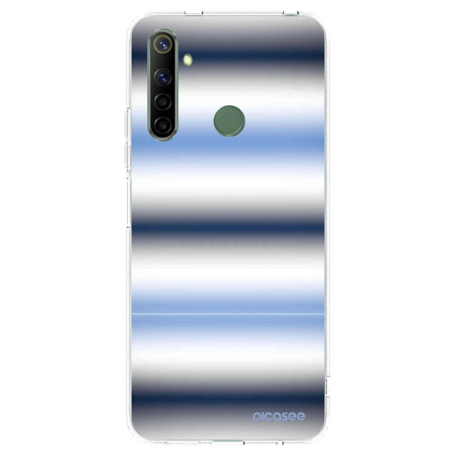 Picasee silikonska prozirna maskica za Realme 6i - Static Lines