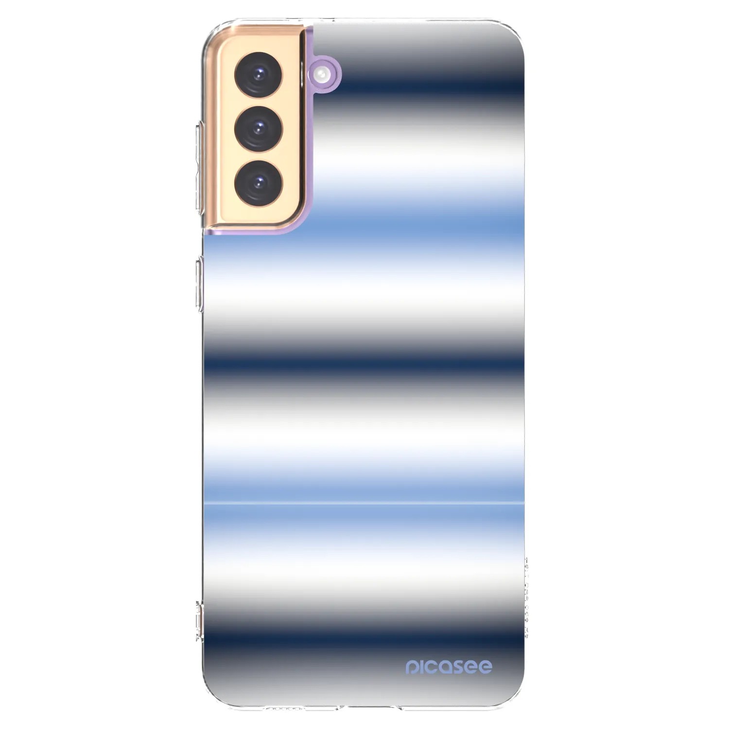 Picasee silikonska prozirna maskica za Samsung Galaxy S21+ 5G G996F - Static Lines