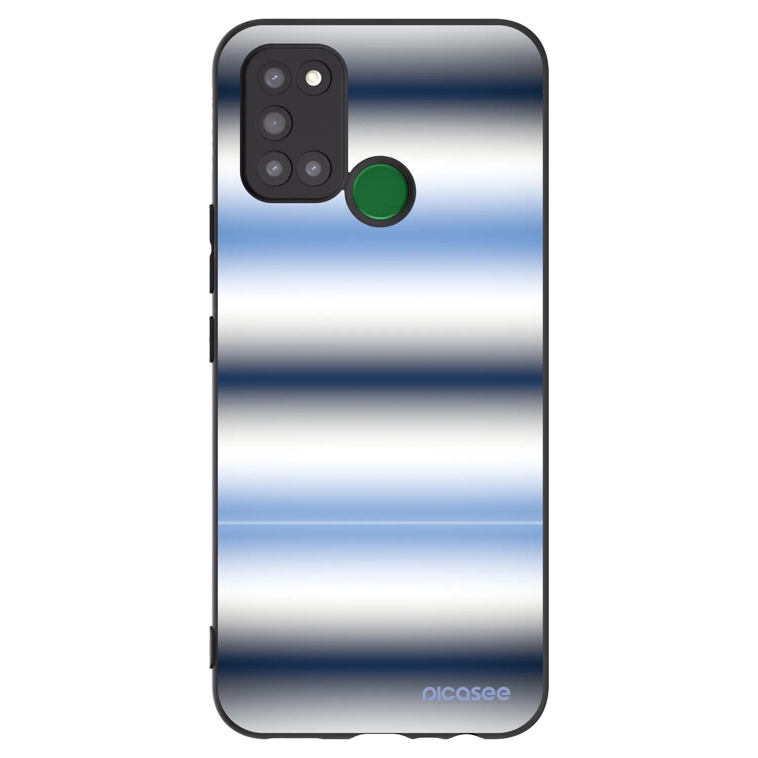 Picasee crna silikonska maskica za Realme 7i - Static Lines