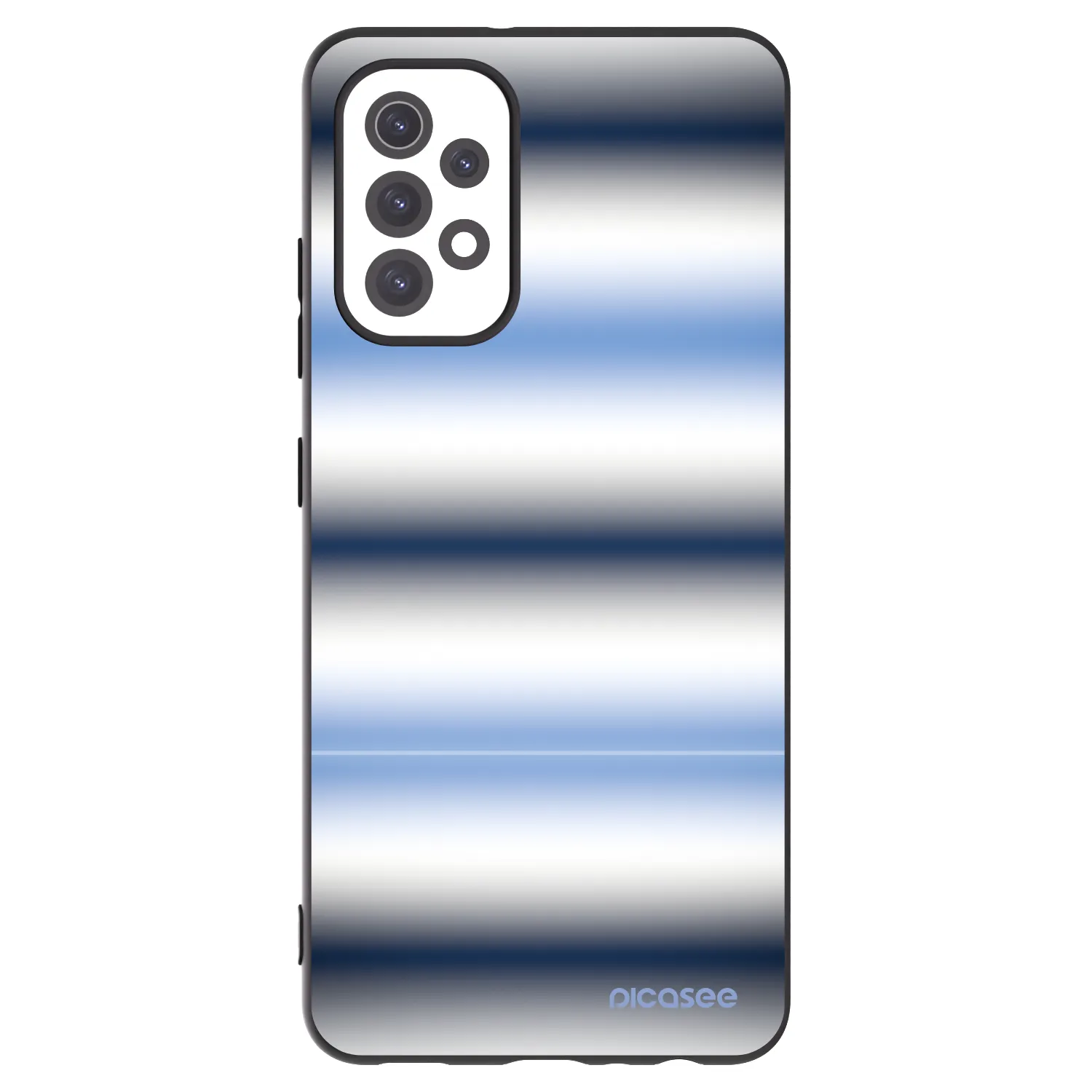 Picasee crna silikonska maskica za Samsung Galaxy A32 5G A326B - Static Lines