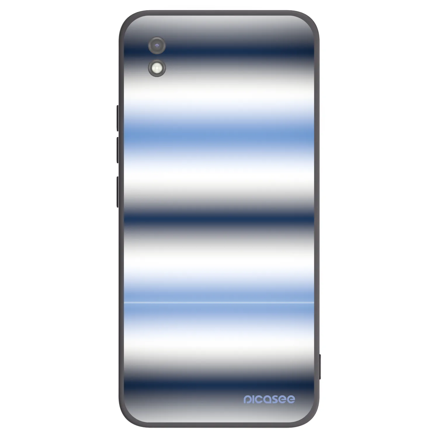 Picasee crna silikonska maskica za Xiaomi Redmi 9AT - Static Lines