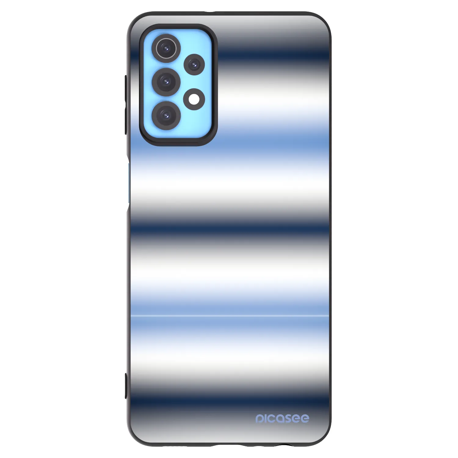 Picasee crna silikonska maskica za Samsung Galaxy A32 4G SM-A325F - Static Lines