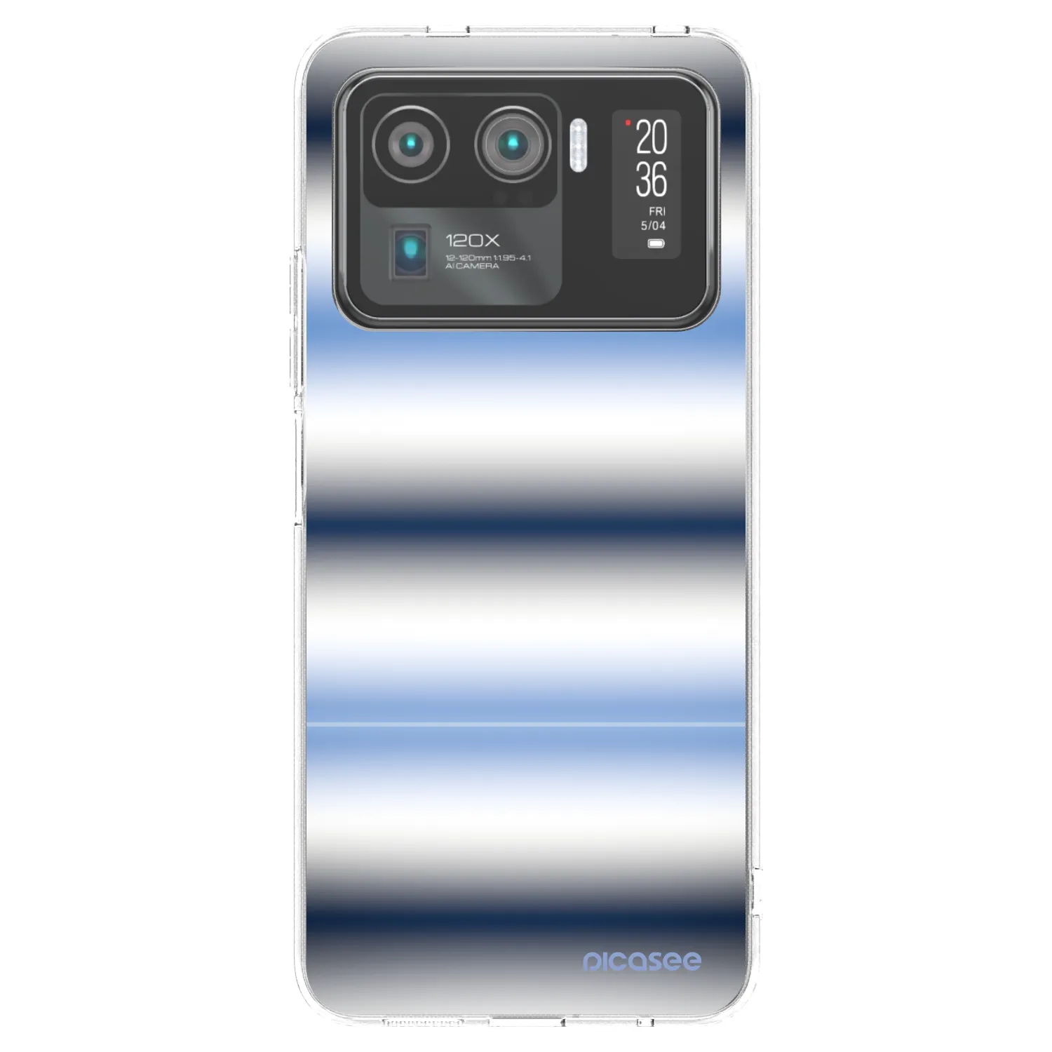 Picasee silikonska prozirna maskica za Xiaomi Mi 11 Ultra - Static Lines
