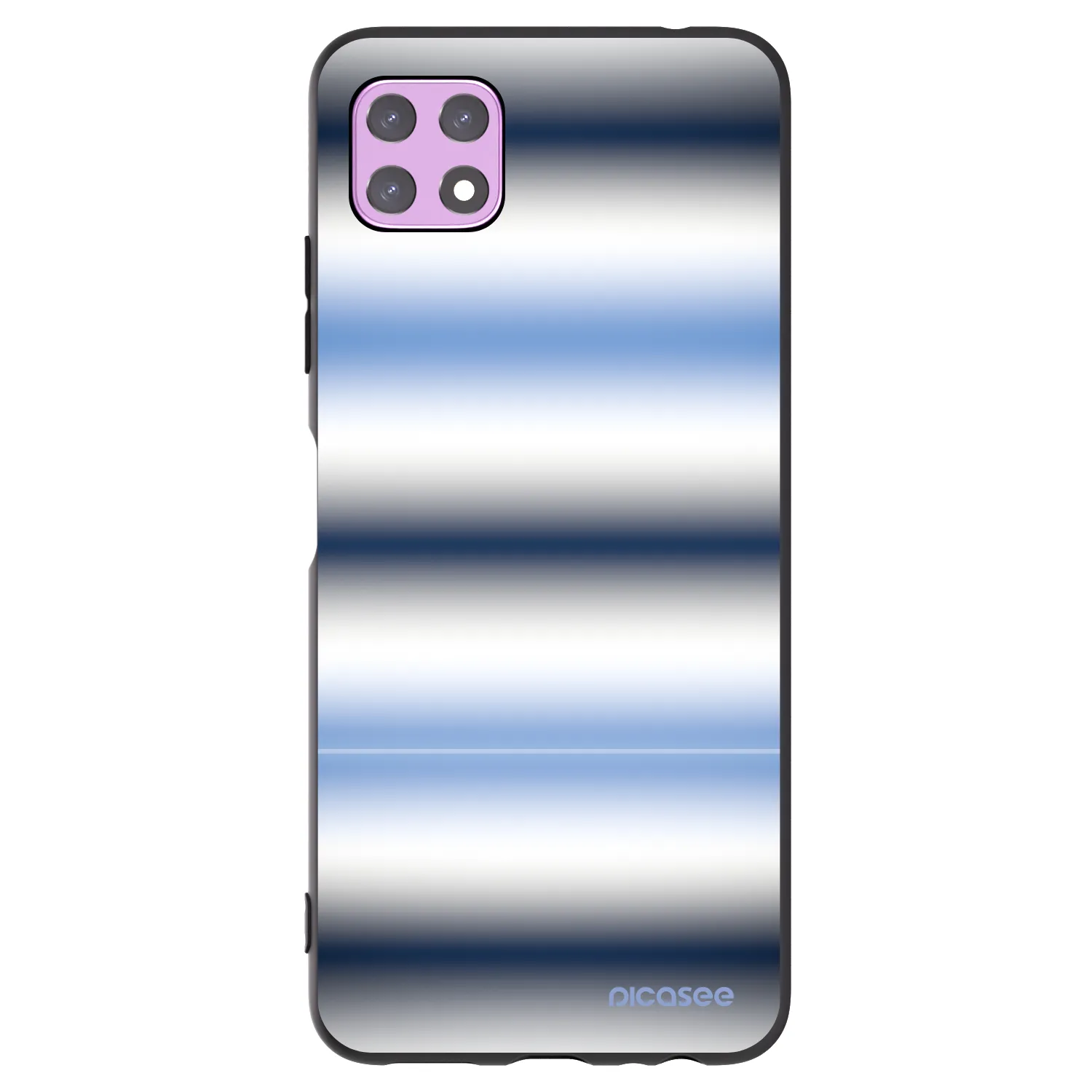 Picasee crna silikonska maskica za Samsung Galaxy A22 A226B 5G - Static Lines