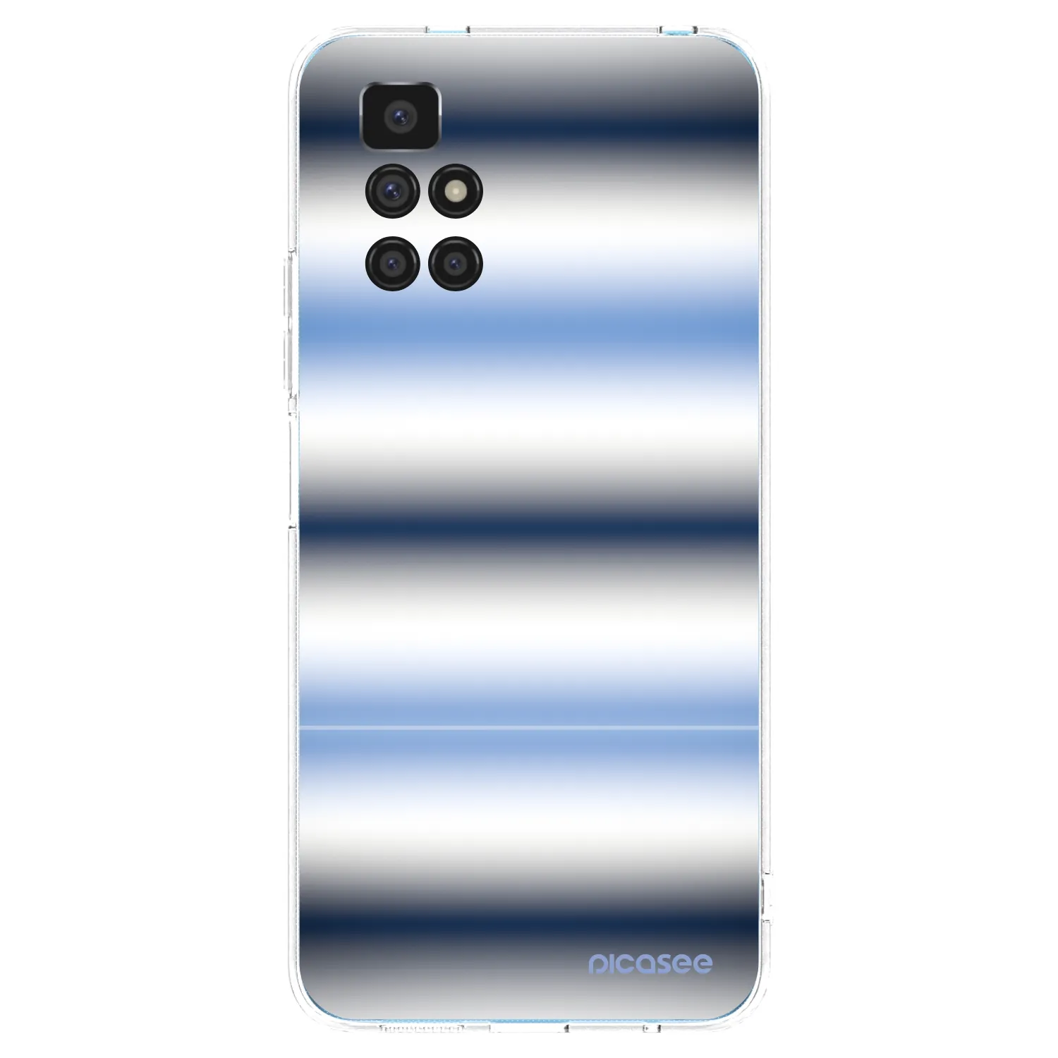 Picasee silikonska prozirna maskica za Xiaomi Redmi 10 - Static Lines