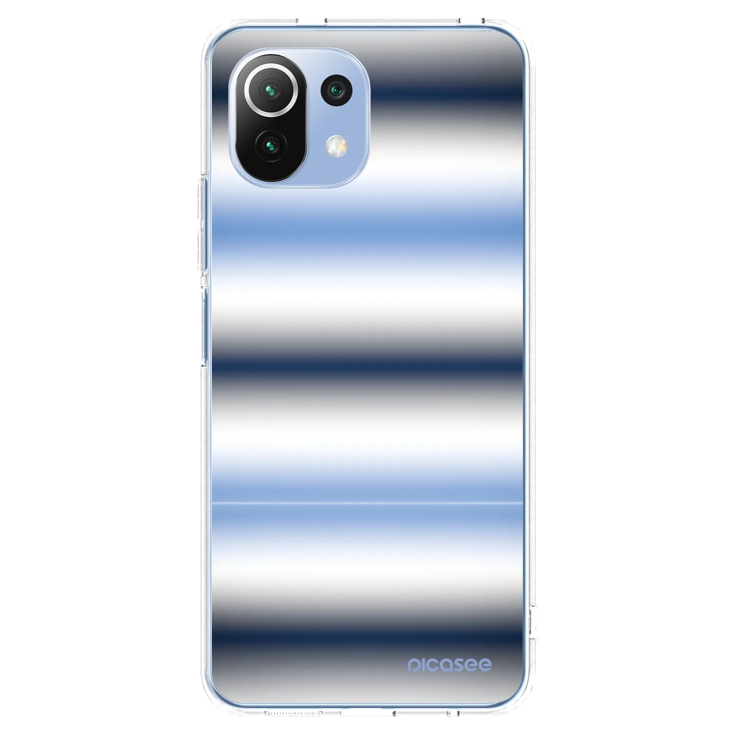 Picasee silikonska prozirna maskica za Xiaomi 11 Lite 5G NE - Static Lines