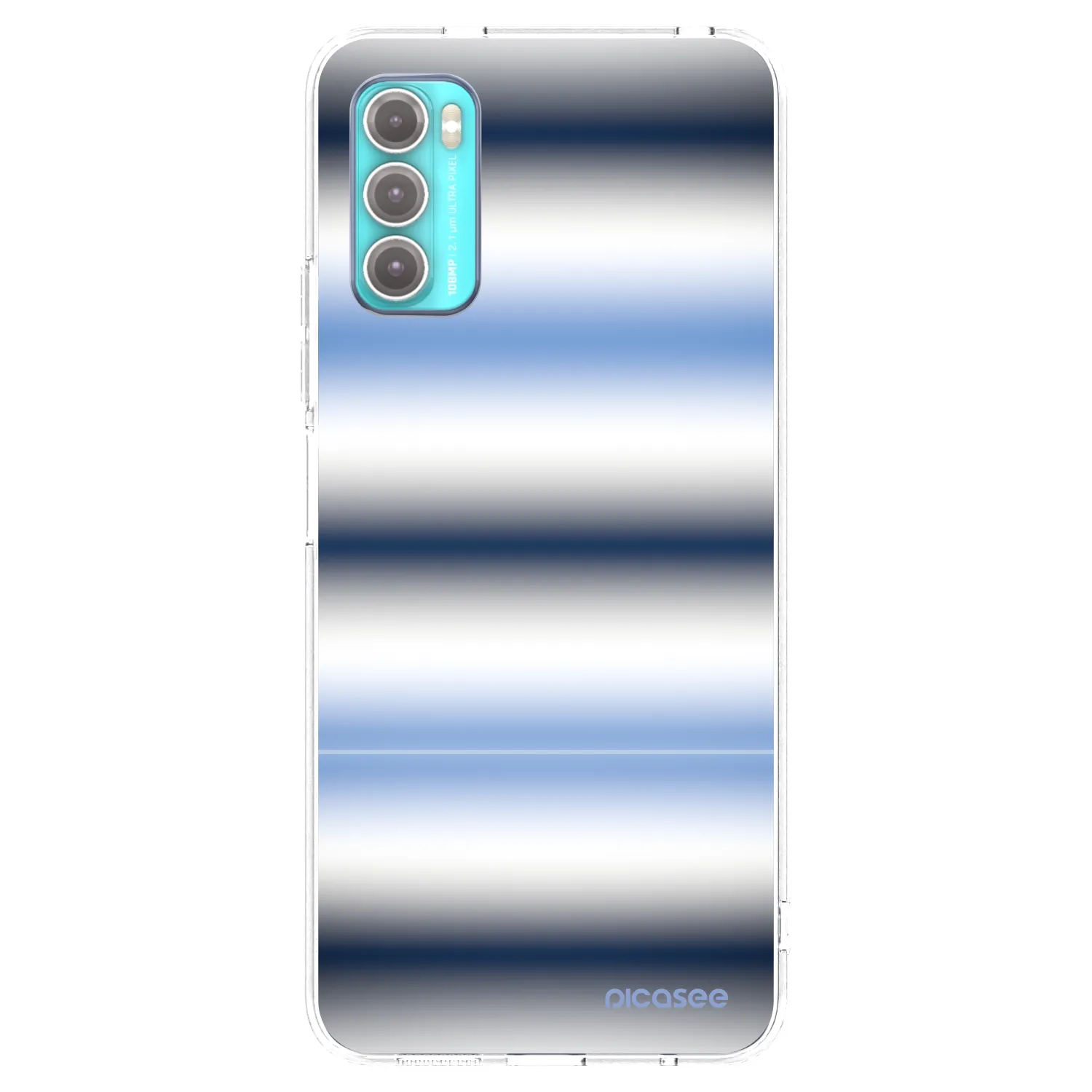Picasee silikonska prozirna maskica za Motorola Moto G60 - Static Lines