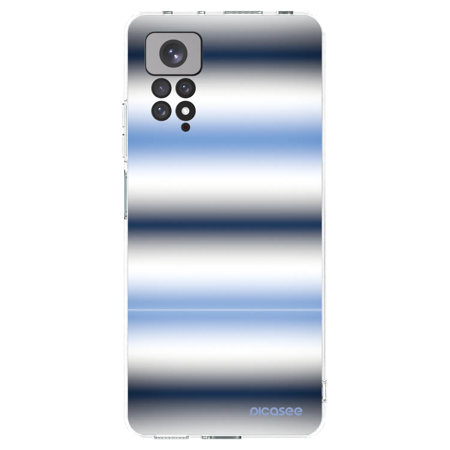 Picasee silikonska prozirna maskica za Xiaomi Redmi Note 11S 4G - Static Lines